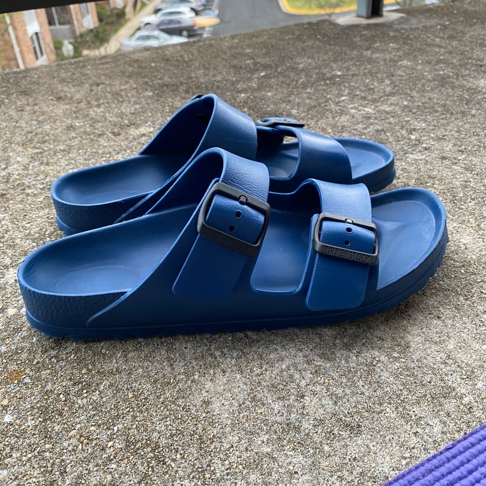 Navy Blue Birkenstock EVA Sandal w/ 2 straps